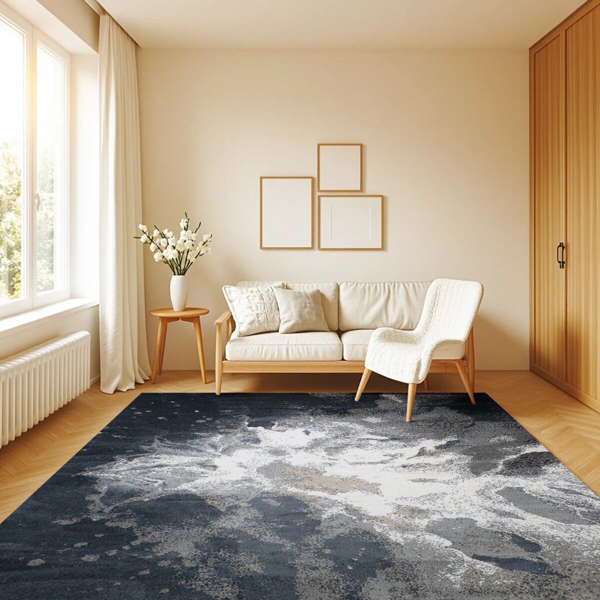 Tapis ESSOR gris, beige thumbnail 3