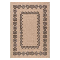 Tapis Jute Art 8 Beige, Noir