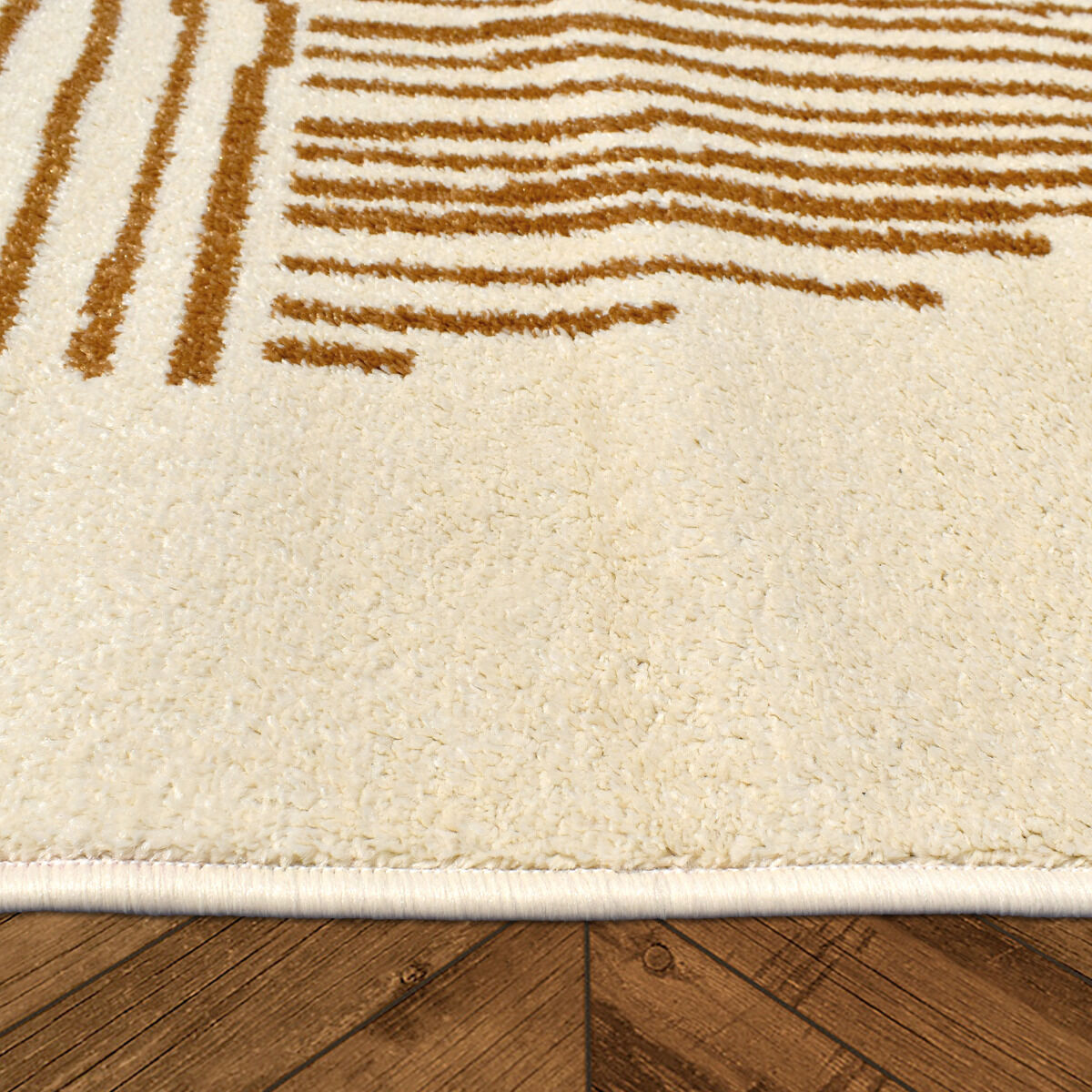 Tapis Cosmy Camel, Crème thumbnail 4