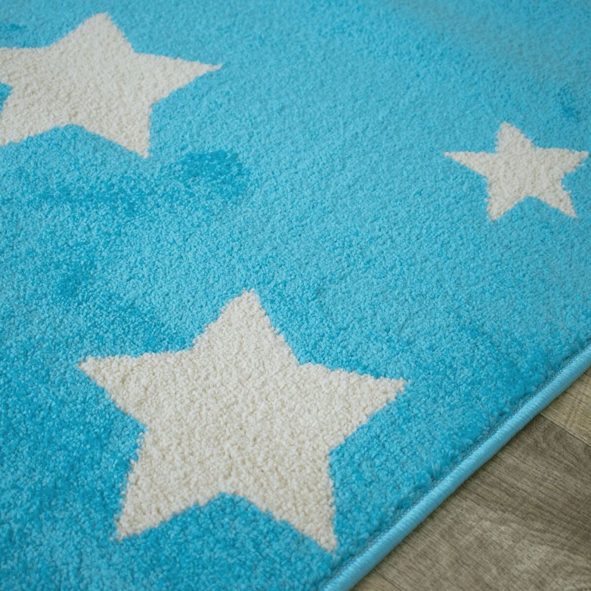 Tapis BULJI turquoise, crème thumbnail 4