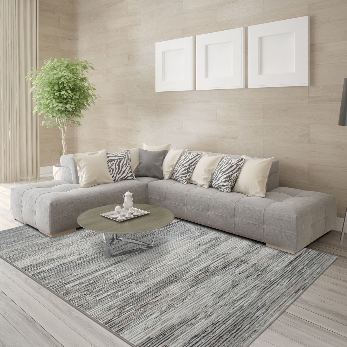 Tapis Inka Taupe thumbnail 1