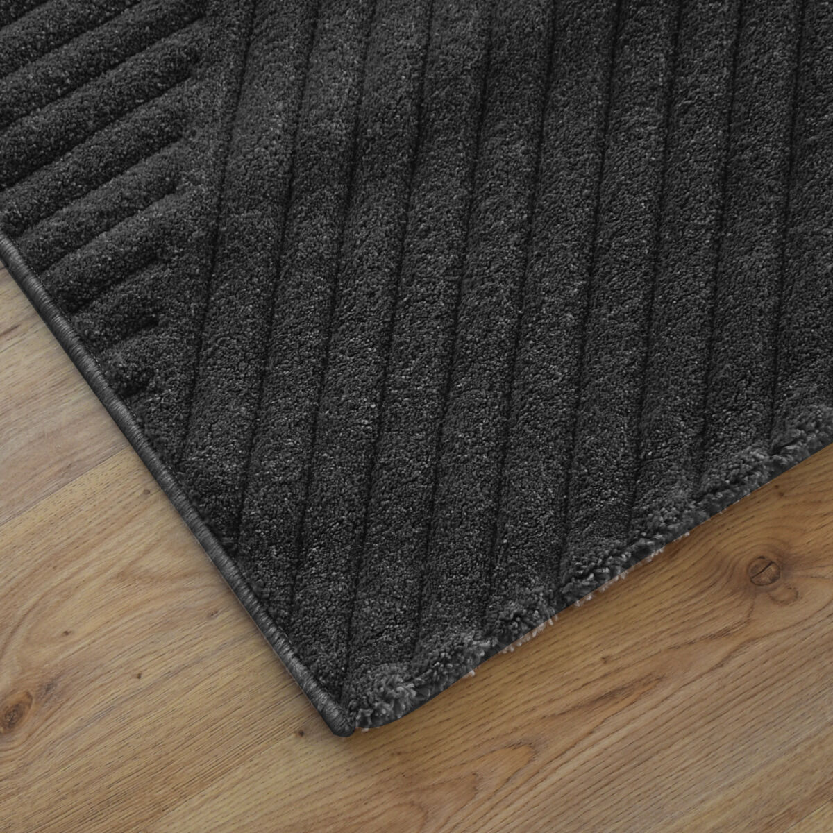 Tapis Kaori Noir thumbnail 4