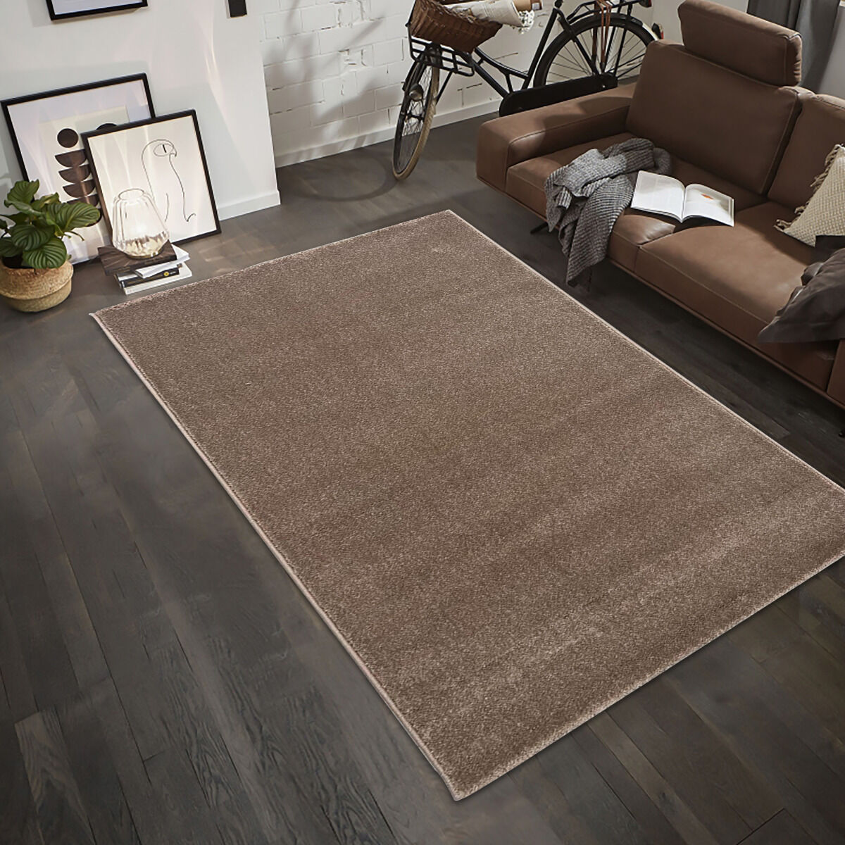 Tapis Palmo Taupe thumbnail 1