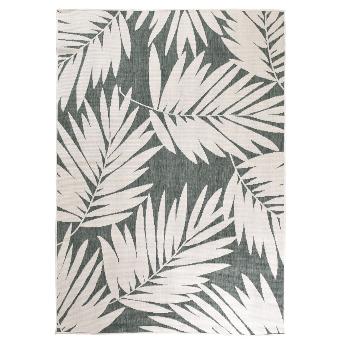 TAPIS BRANVER REVERSIBLE - VERT, BEIGE