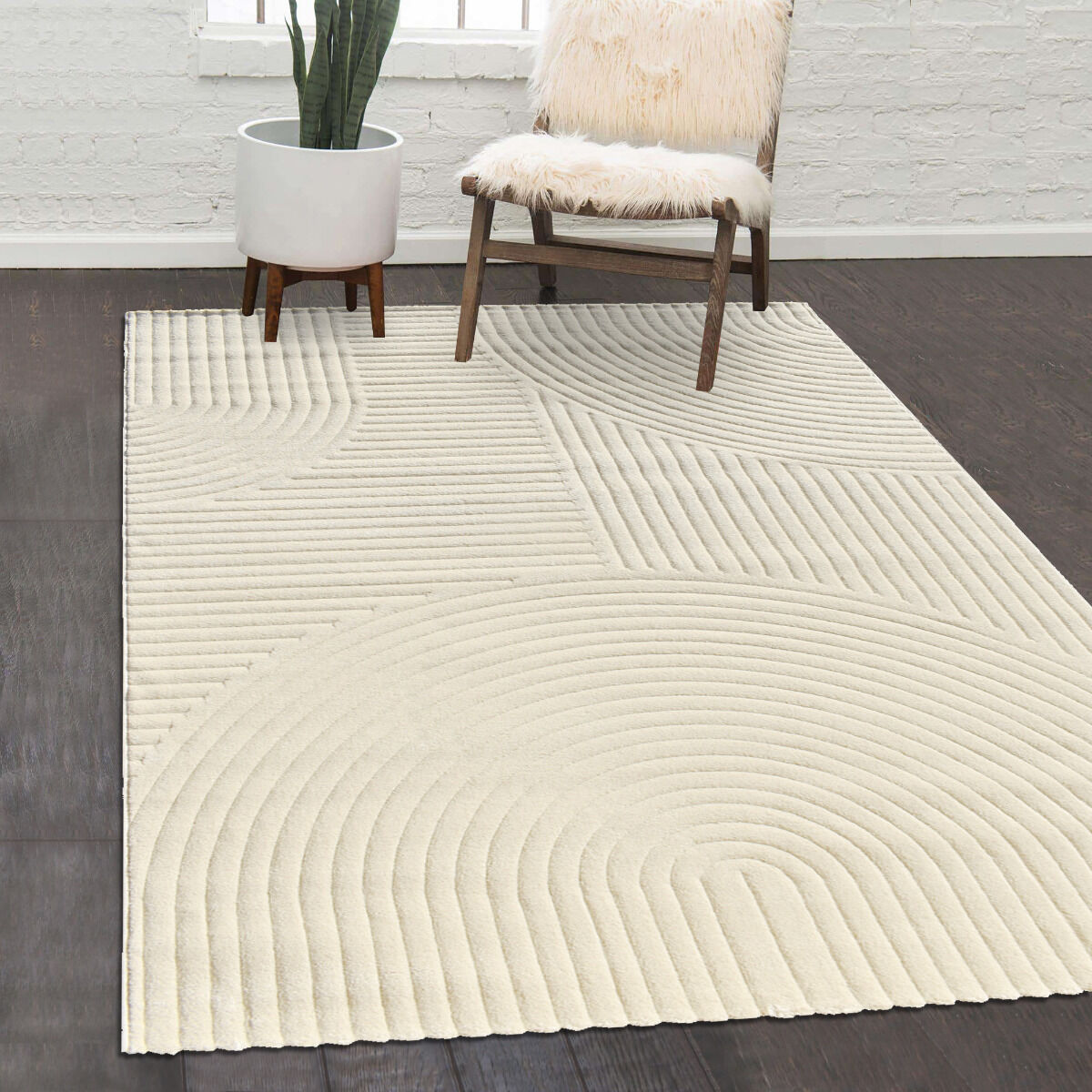 Tapis YUKA Crème thumbnail 2