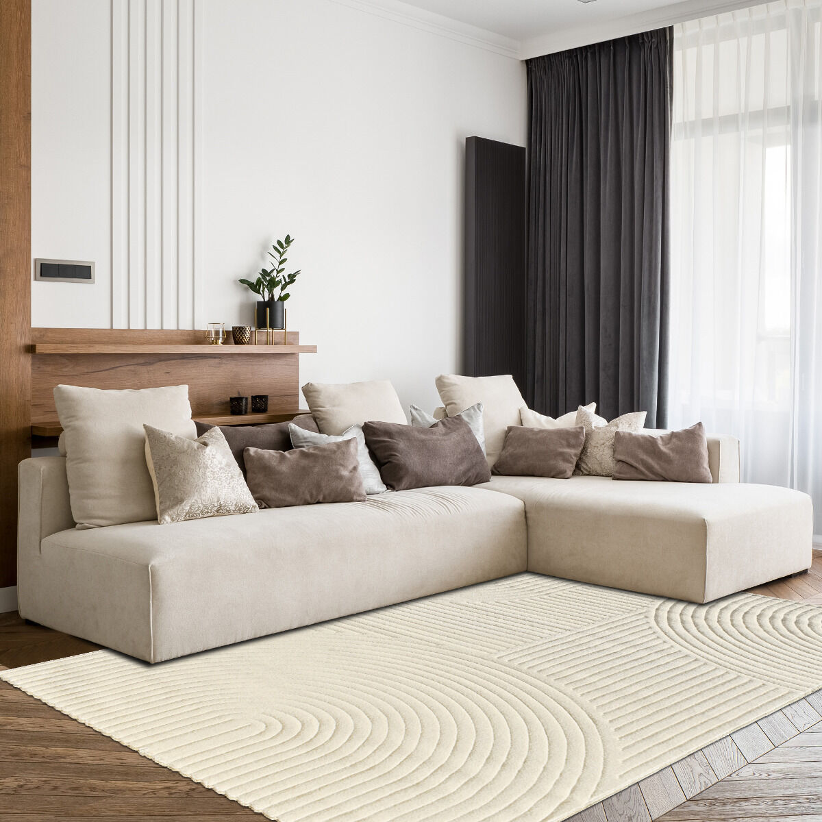 Tapis YUKA Crème thumbnail 3