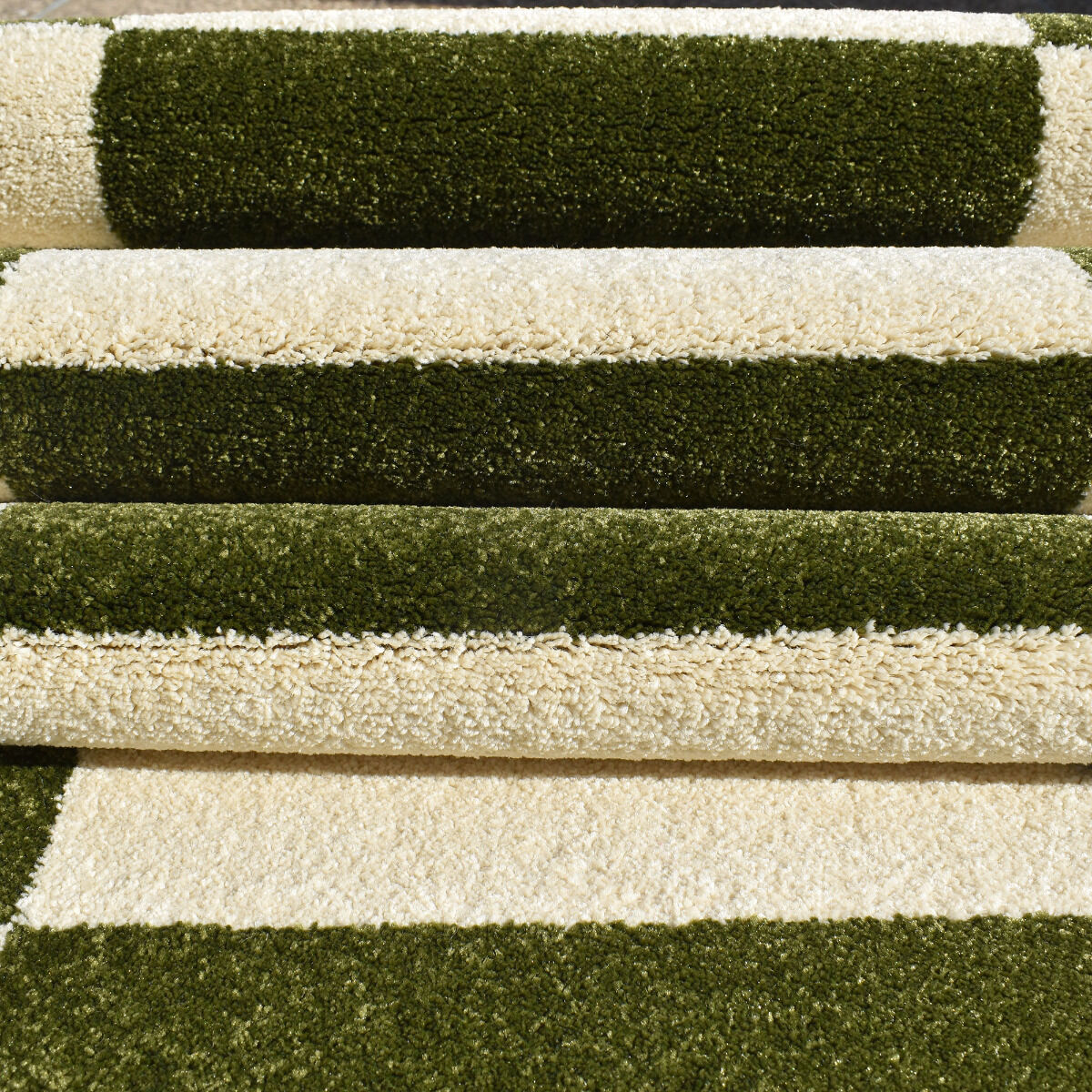 Tapis de couloir danyo crème, vert thumbnail 3