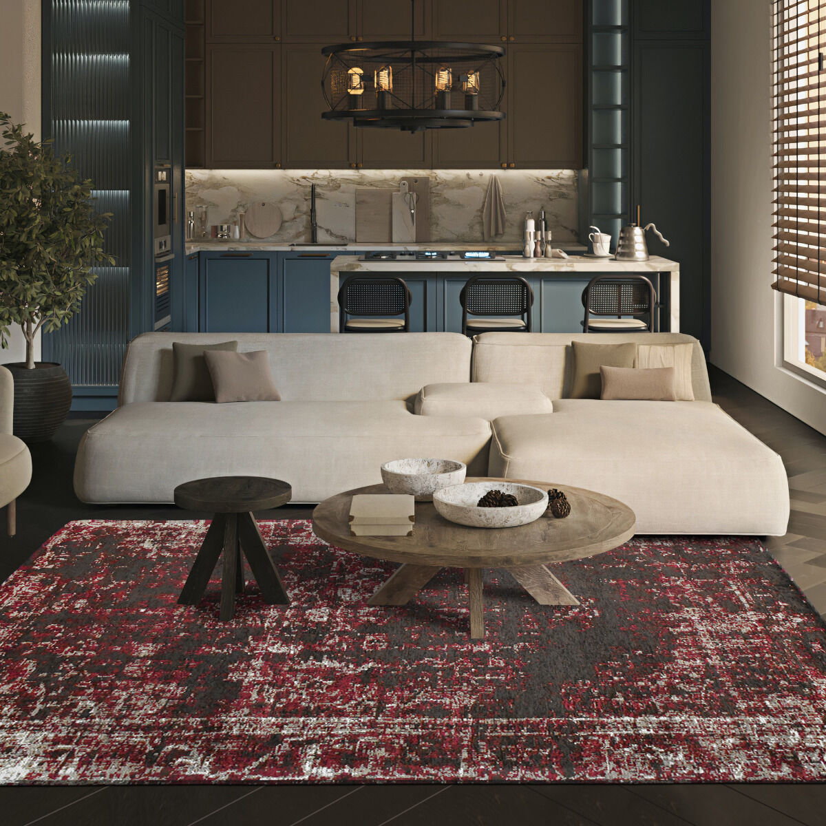 Tapis Silana Fuchsia thumbnail 1