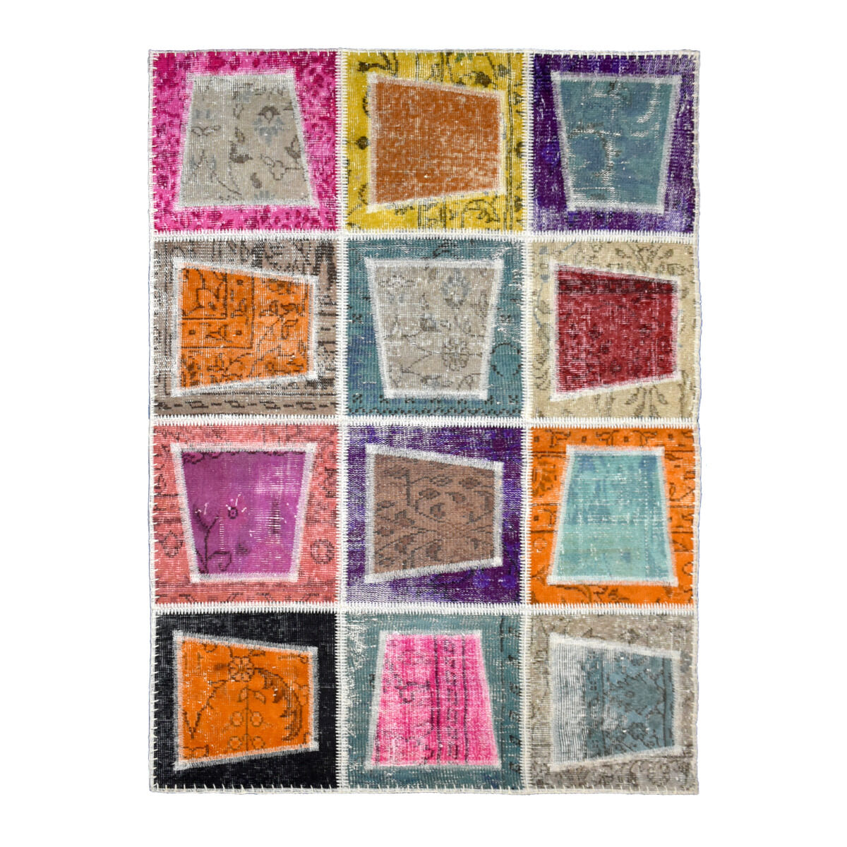 Tapis Midou Patchwork 1A2T Multicolore thumbnail 2