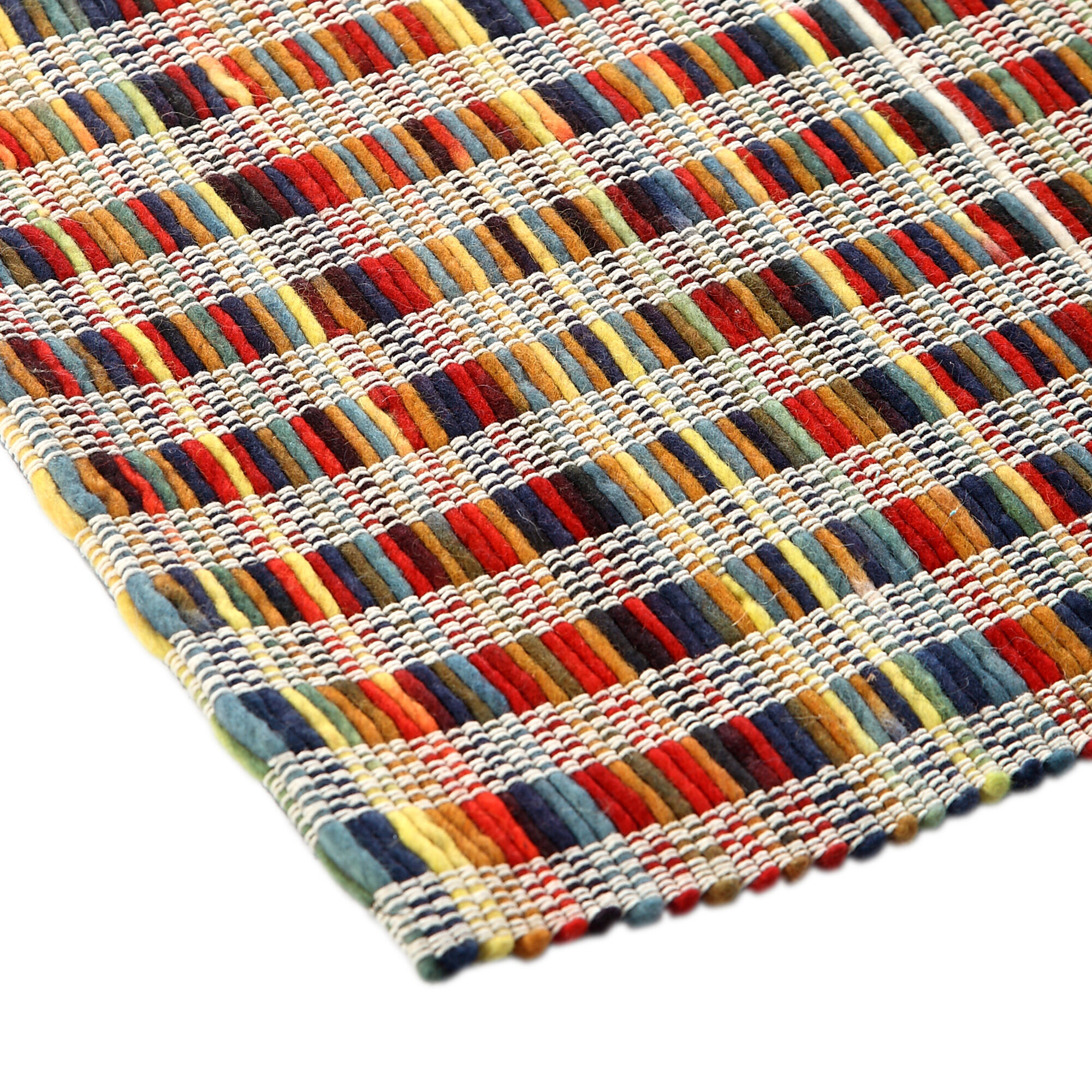 Tapis Kl Line Relief Rouge, Bleu, Jaune, Orange thumbnail 3