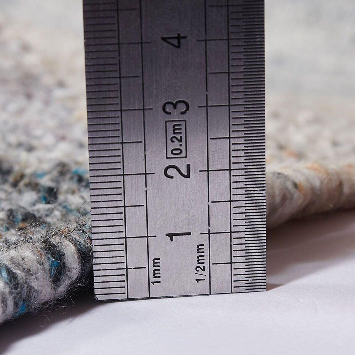 Tapis Triangle Beige, Noir, Bleu