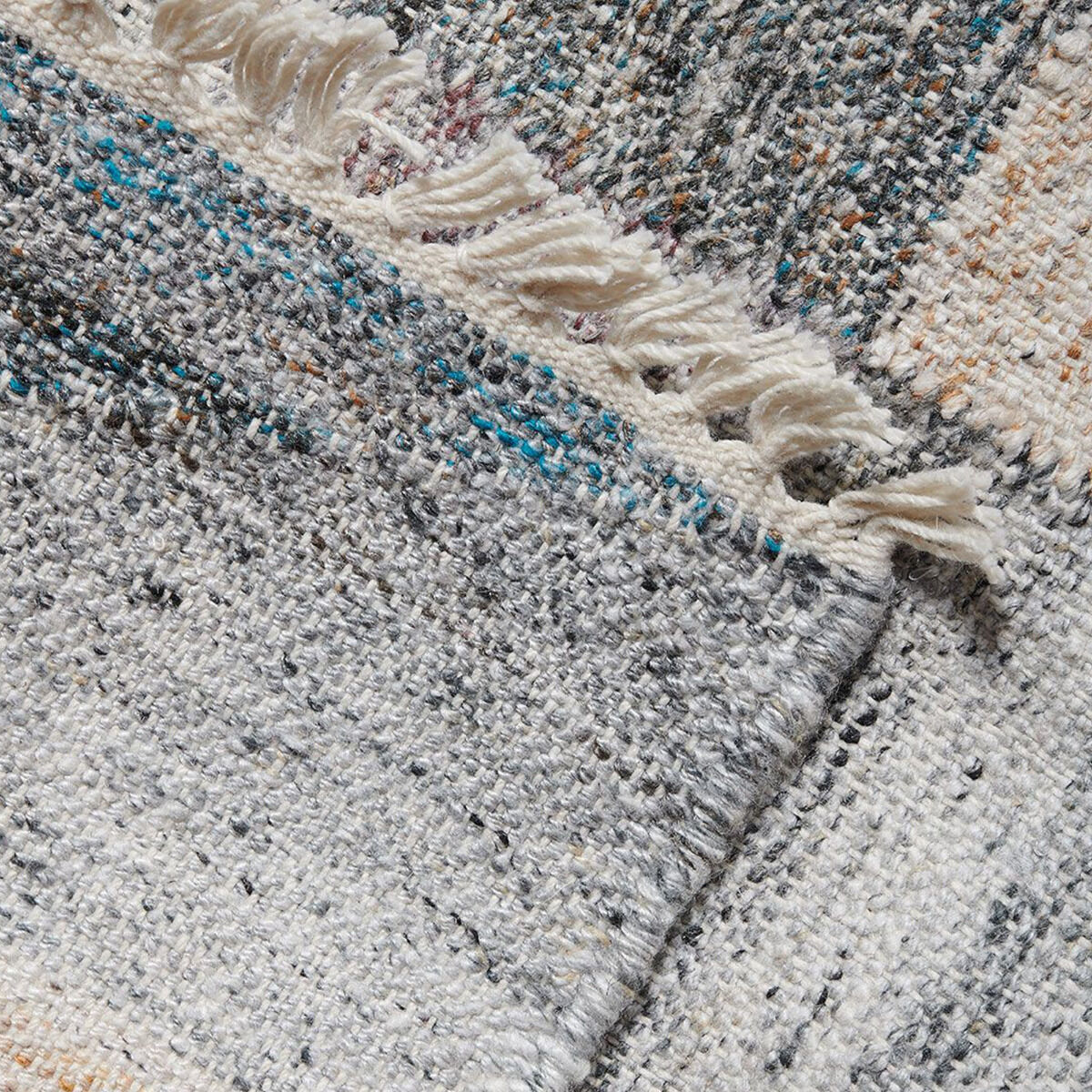Tapis Triangle Beige, Noir, Bleu thumbnail 4