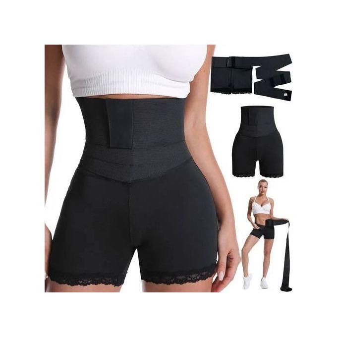 2 en 1 Sexy dentelle Shapewear femmes taille formateur bout à bout corps Shaper thumbnail 2