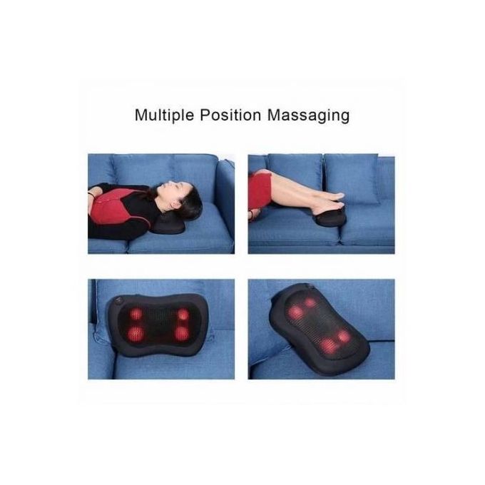 Coussin massage chauffant, massant bien être shiatsu à la maison ou en voiture