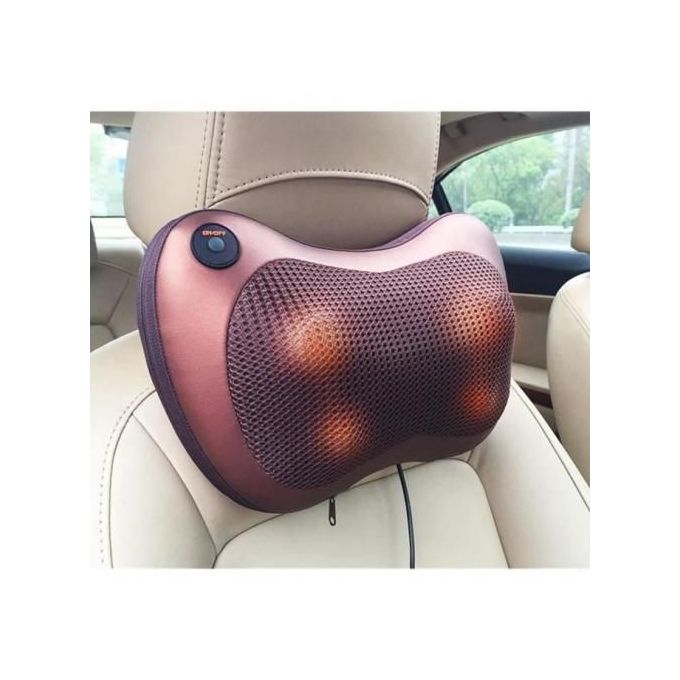 Coussin massage chauffant, massant bien être shiatsu à la maison ou en voiture