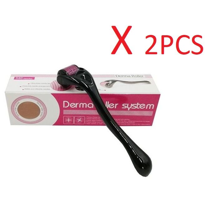 2 Rouleau à micro-aiguille en titane original 0,5mm