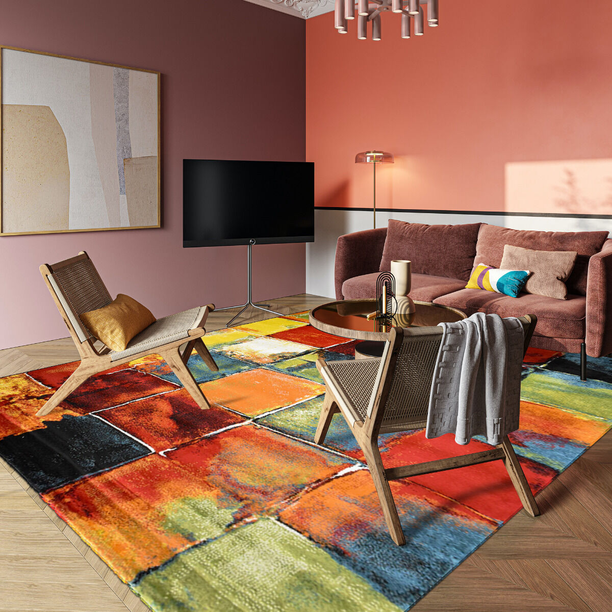 Tapis Belo 2 Multicolore thumbnail 3