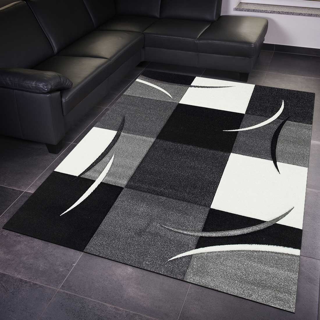 Tapis Diamond Comma Gris thumbnail 4