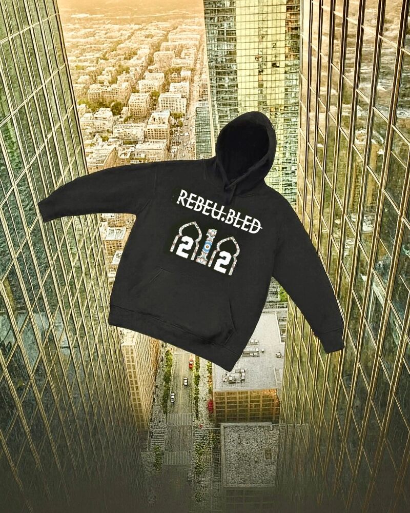 Sweat à capuche REBEUBLED OVERSIZE UNISEXE 