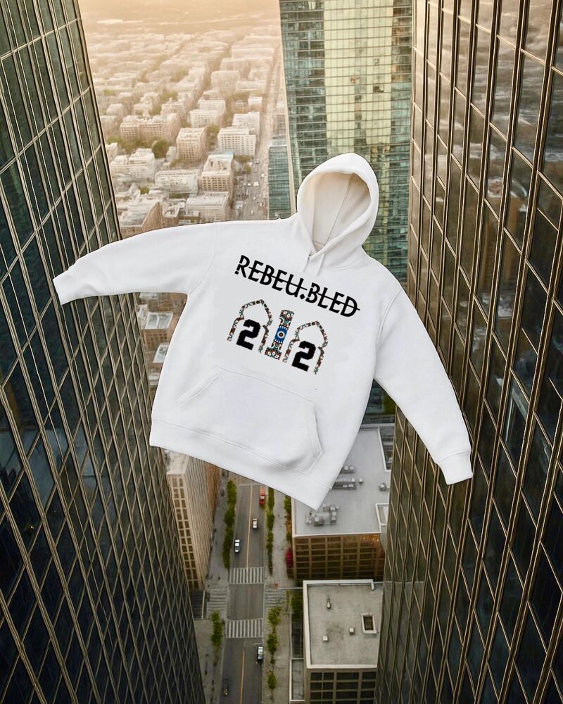 Sweat à capuche REBEUBLED OVERSIZE UNISEXE 