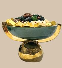 Coupe Verte à Pied D'or G