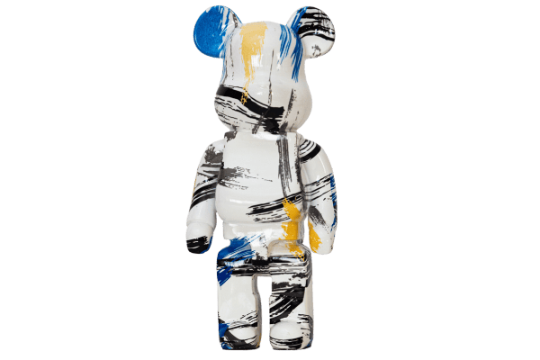 Bearbrick Zèbre Bleu