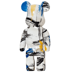 Bearbrick Zèbre Bleu
