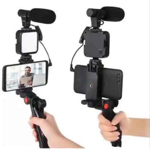 Kit Video-making Ay-49 – Trépied – Microphone – Lumière