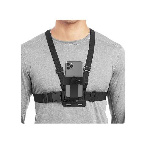 Support Sanglier Réglable et Fixation de Sangle de Poitrine pour Téléphone