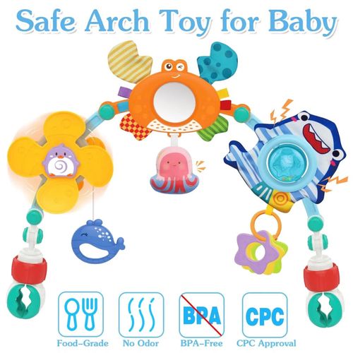 Arch de Jeu en Peluche Hochet pour Bebe thumbnail 3