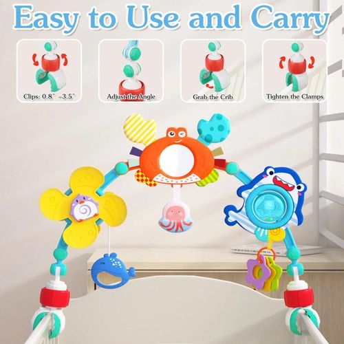 Arch de Jeu en Peluche Hochet pour Bebe