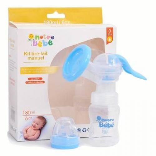 Tire-lait Manuel Bébé + Biberon 180 Ml Nôtre Bébé