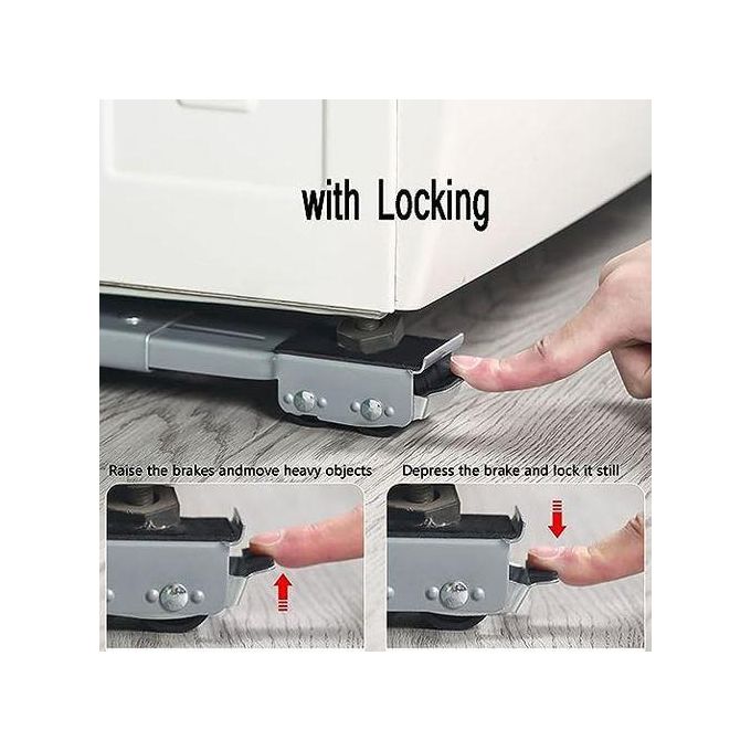 Support de Roulement pour Frigo Réfrigérateur Machine à Laver Extensible