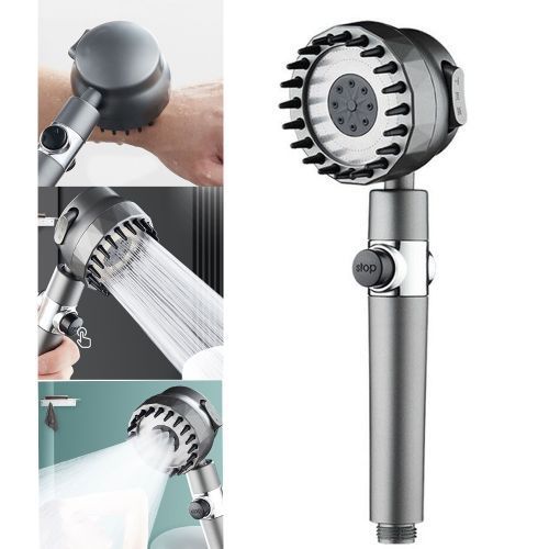 Pomme de Douche Multifonction à 3 Modes avec Filtre