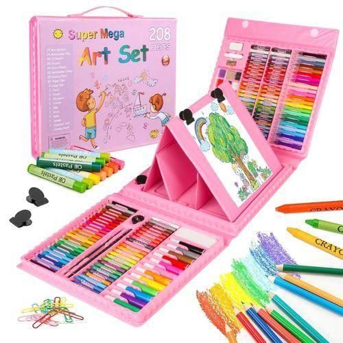 Kit de Peinture de Luxe pour Enfants, 208 Pièces