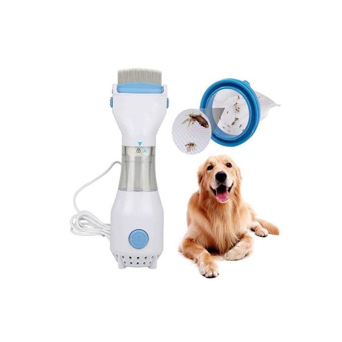 Peigne a Poux Electrique a Tuer Animaux de Compagnie Chiens Chats
