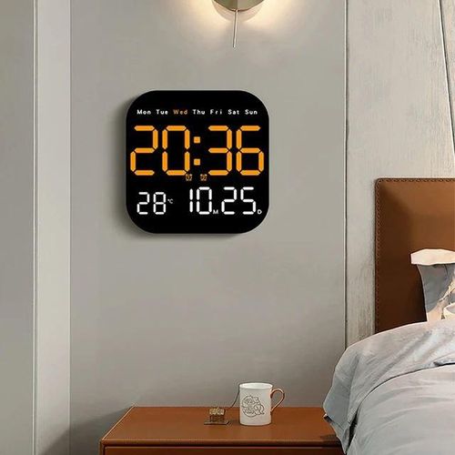 Horloge Numérique Mur Led Grand Écran