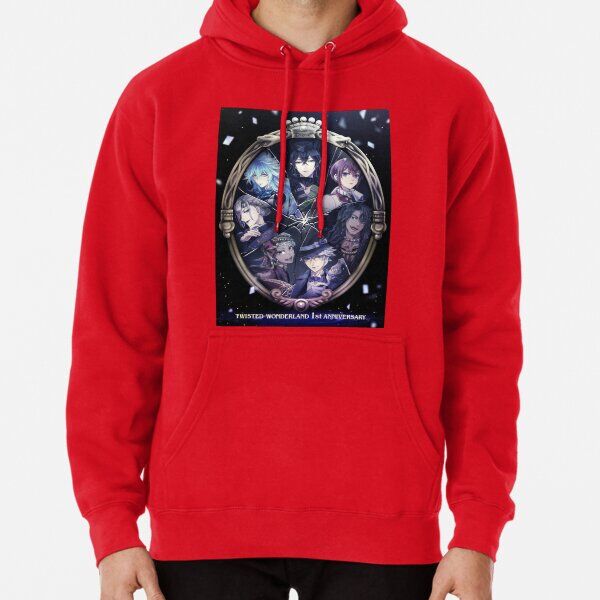 Anime Tordu du Pays des Merveilles Sweat à Capuche Épais