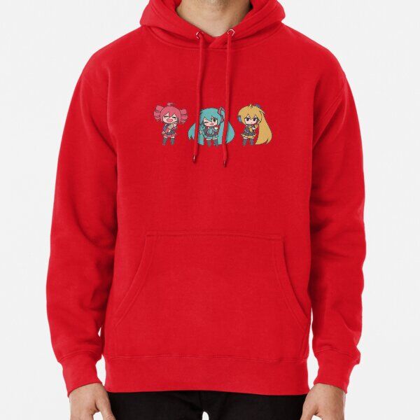 Chibi Vocaloid Triple Baka Sweat à capuche épais