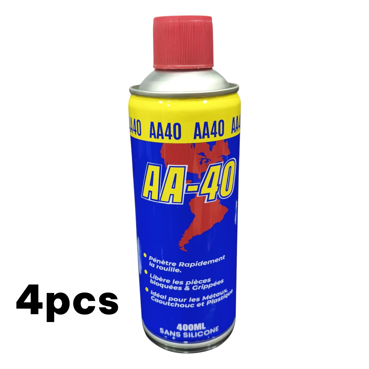 Lot de 4 Dégrippants Multi-Usages – Dissolvant de Rouille et Résidus de Peinture