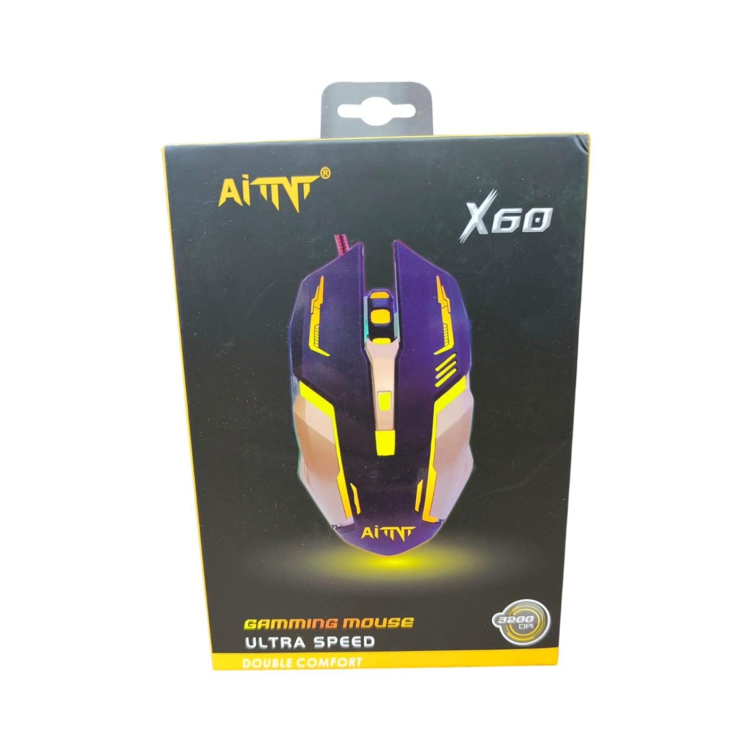 X50 – Souris Gaming Filaire 3200 DPI avec 6 Boutons