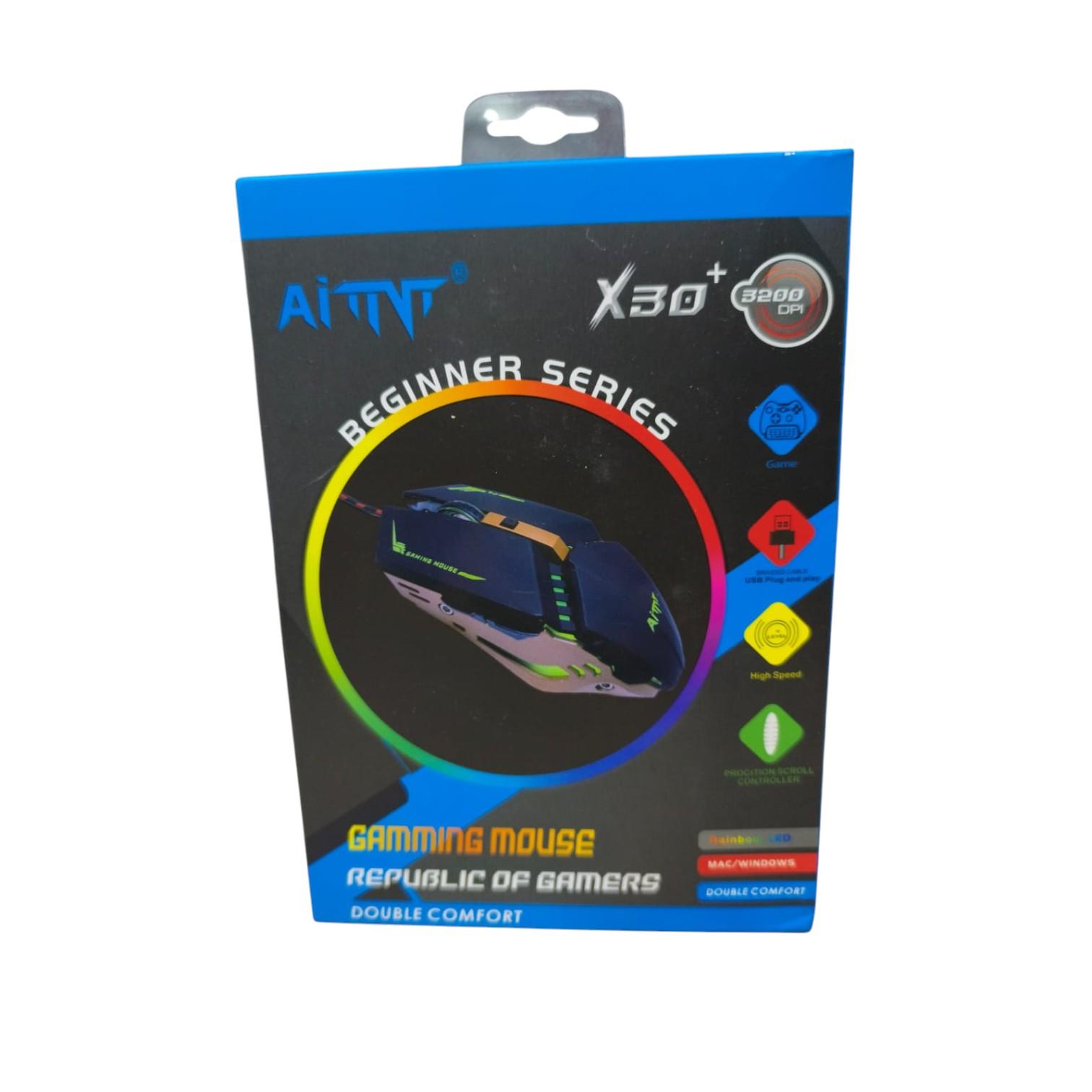 X50 – Souris Gaming Filaire 3200 DPI avec 6 Boutons