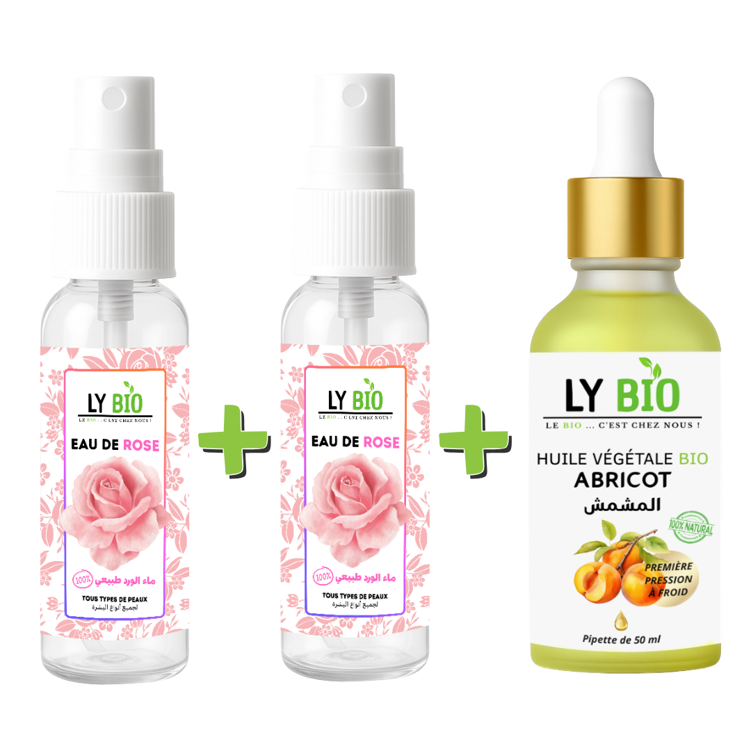 Pack 2 X Eau de Rose 100ml + Huile Abricot 50ml - Pipette thumbnail 3