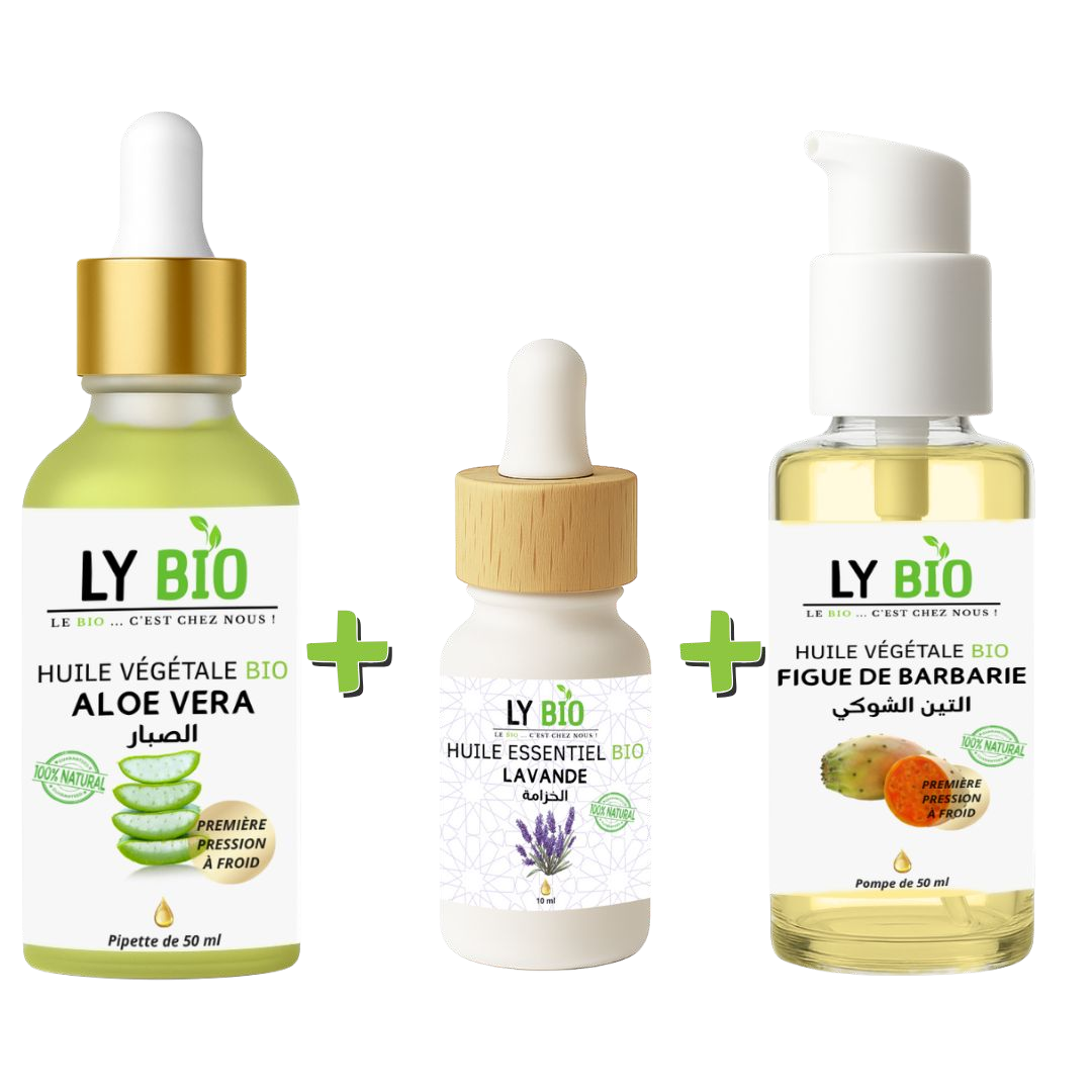 Pack Huile Aloe Vera 50ml - Pipette + Huile Essentiel Lavande 10ml + Huile Figue de Barbarie 50ml - Pompe thumbnail 4