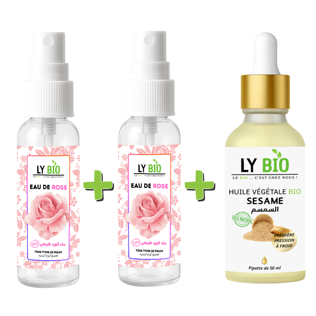 Pack 2 X Eau de Rose 100ml + Huile Sesame 50ml - Pipette thumbnail 4