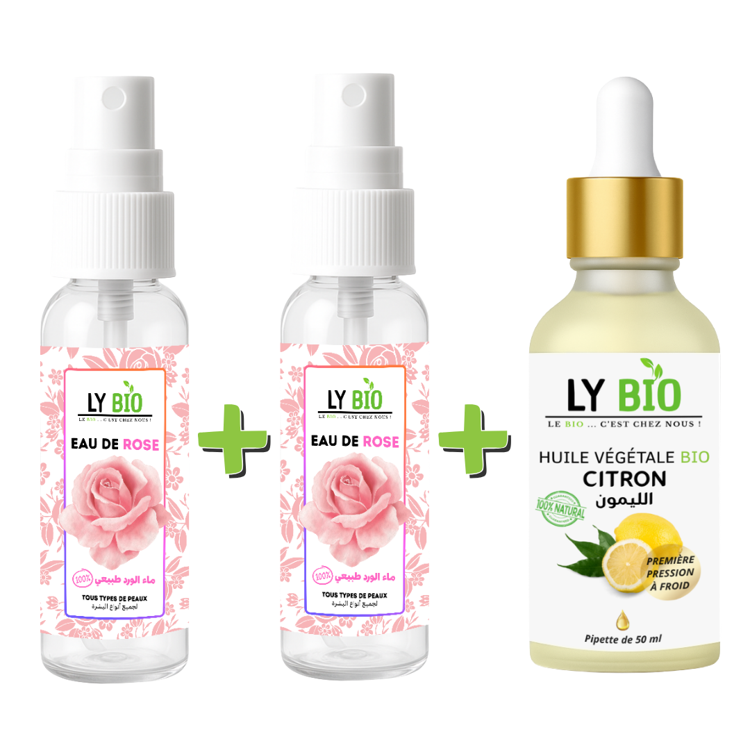 Pack 2 X Eau de Rose 100ml + Huile Citron 50ml - Pipette thumbnail 4
