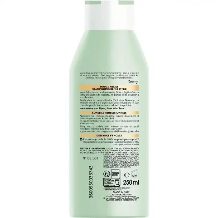 Shampooing Régulateur Douce Argile - 250 ml