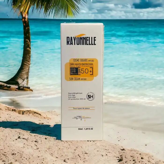 Crème Solaire - Ecran Solaire Invisible - SPF 50+ - Résistante à Léau - Hypoallergénique