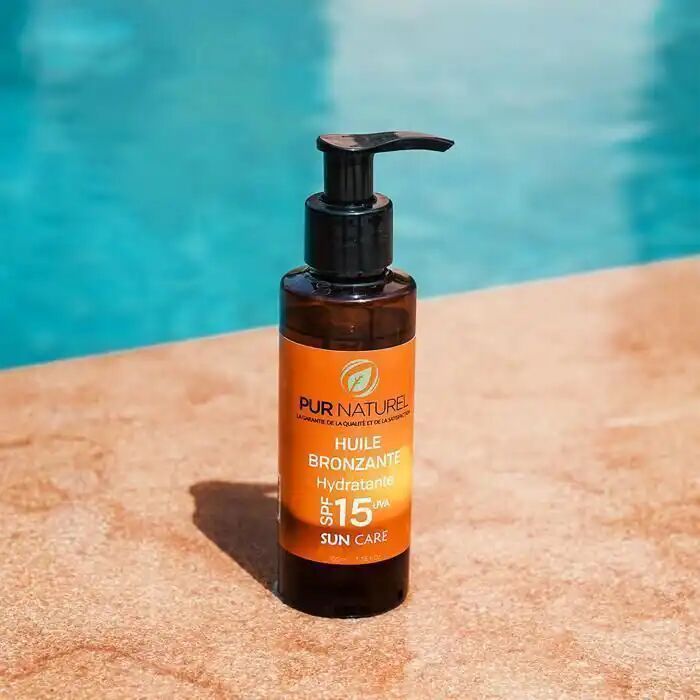Huile bronzante - SPF15 - 100ml - Hydratation - Protection UV