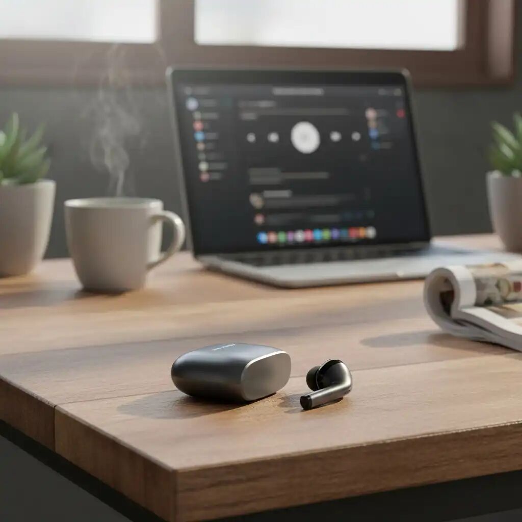 Écouteurs Bluetooth  - RBE-P08 - Noir - V5.3 - Autonomie 3,5-4h thumbnail 3